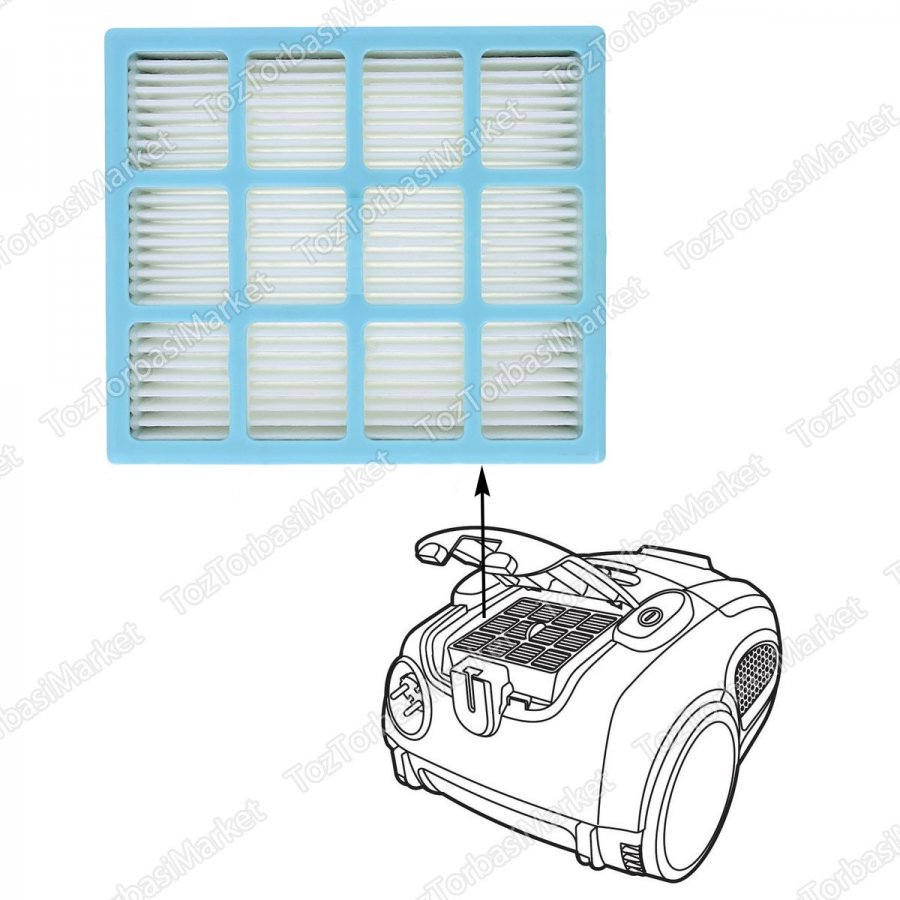 Philips FC 8146 Çıkış Hepa Filtresi - HF061