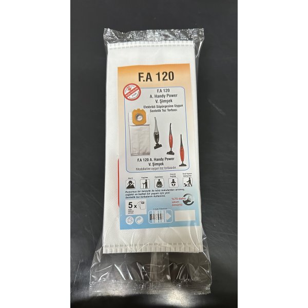 FAKİR A 120 SMS 5 Lİ PAKETLİ TOZ TORBASI - FS10512