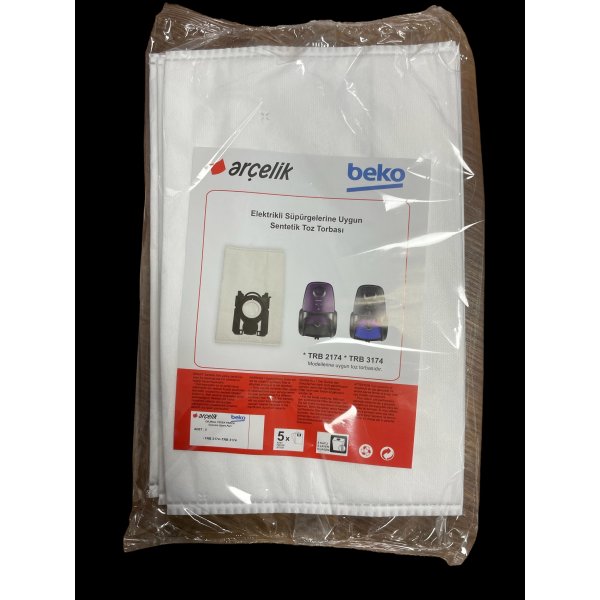 ARÇELİK 2174 ORJ SMS 5 Lİ PAKETLİ TOZ TORBASI - FS10652