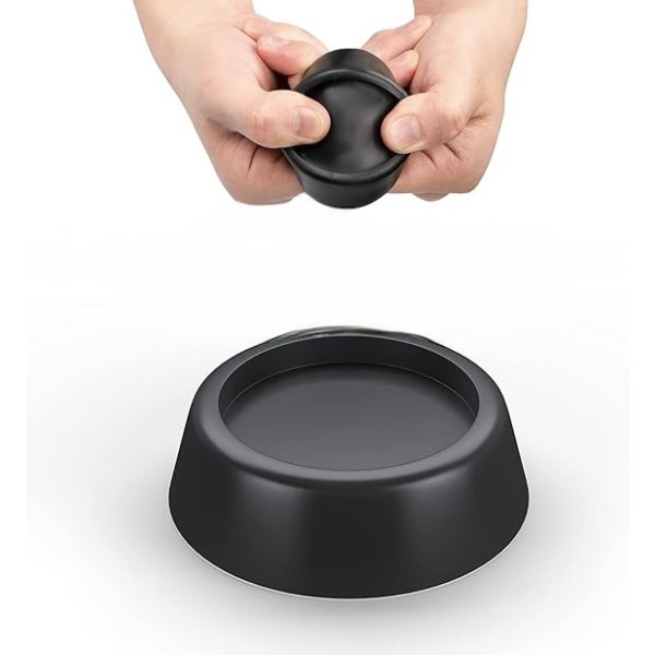 Siyah Titreşim Önleyici Ayak 4 lü Poşetli - AKS136.02